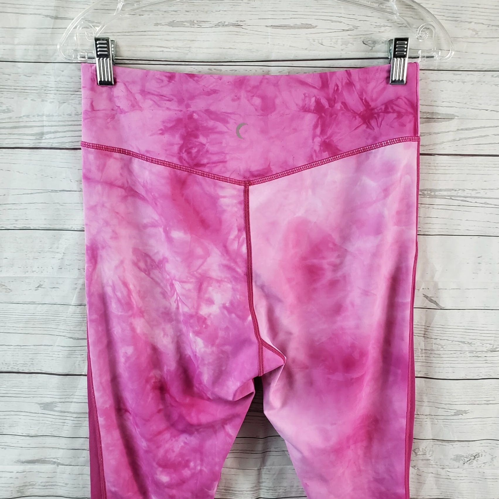 Vintage Zyia Womens Hendrix High Rise Leggings Sz 12 Pink Tie Dye Size 34" / US 12 / IT 48 - 5 Thumbnail