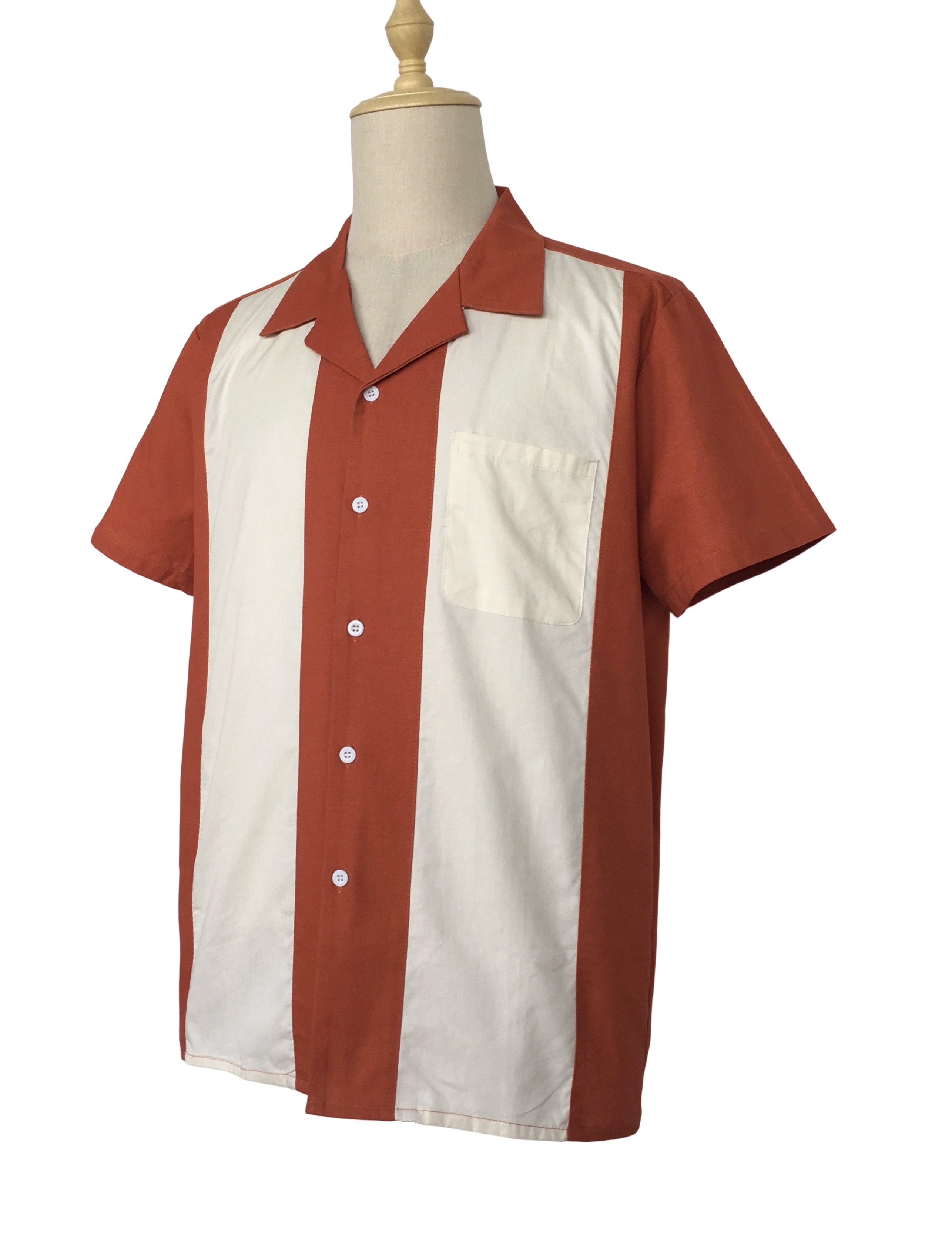 Other Vintage Style Western Shirts Bowling Shirts-sienna Size US XL / EU 56 / 4 - 2 Thumbnail