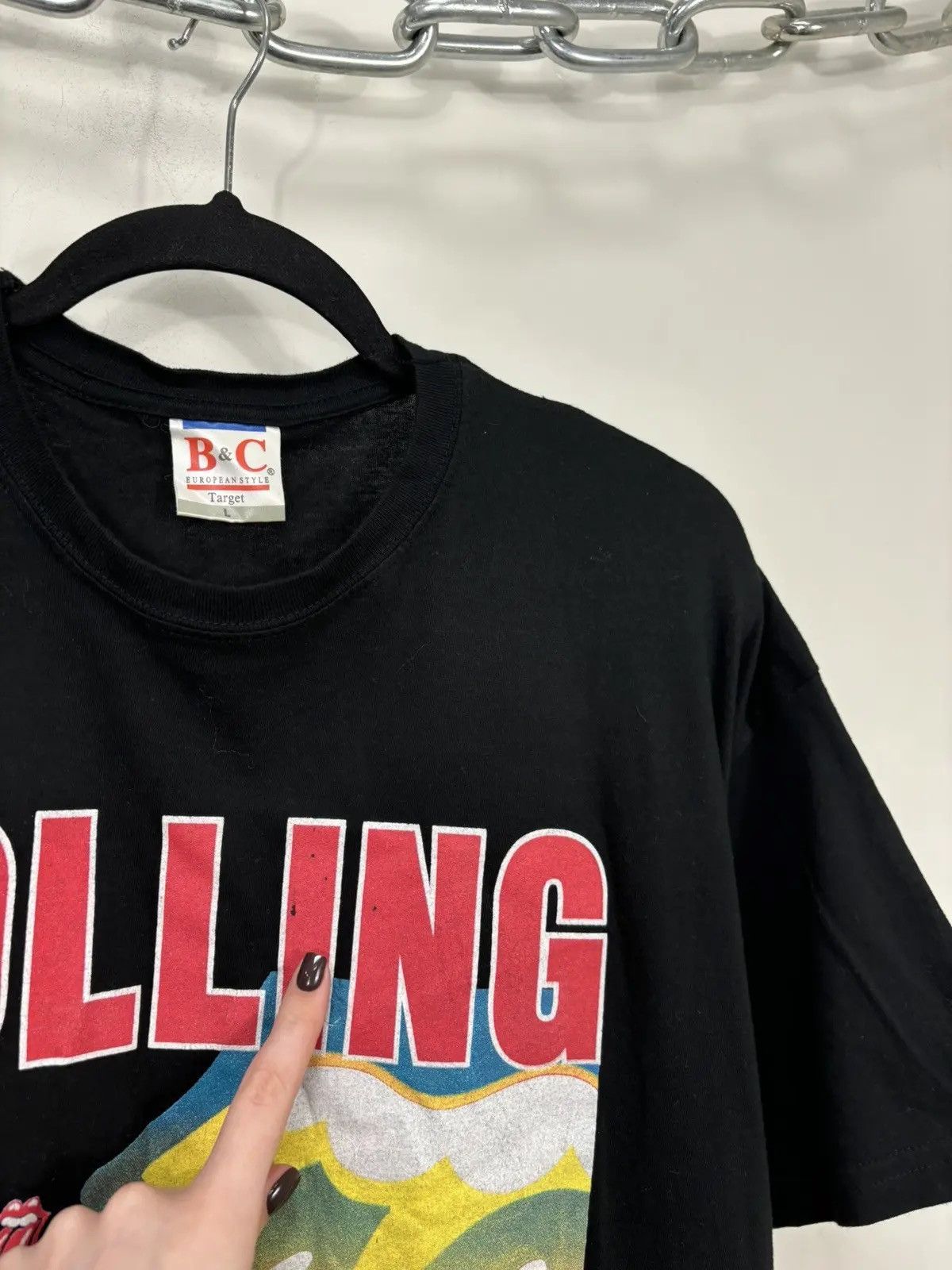 Band Tees × The Rolling Stones × Vintage Vintage The Rolling Stones 2003 Licks Tour Black Band Tee Size US L / EU 52-54 / 3 - 5 Thumbnail