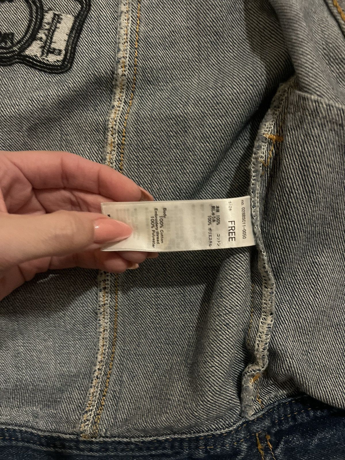 Japanese Brand × MOUSSY One of a kind Moussy Denim Jacket Size ONE SIZE - 3 Thumbnail