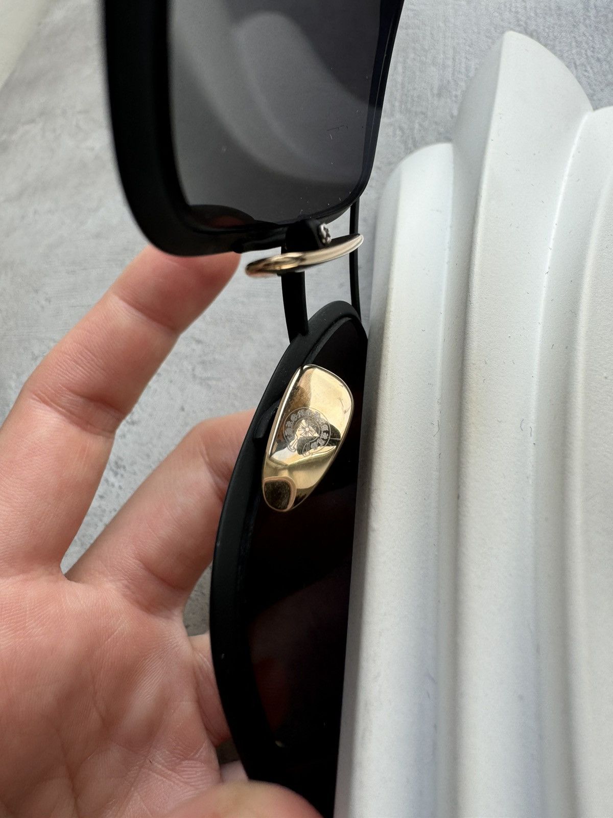 Chrome Hearts Chrome Hearts HUMMER Gold Sunglasses Size ONE SIZE - 4 Thumbnail