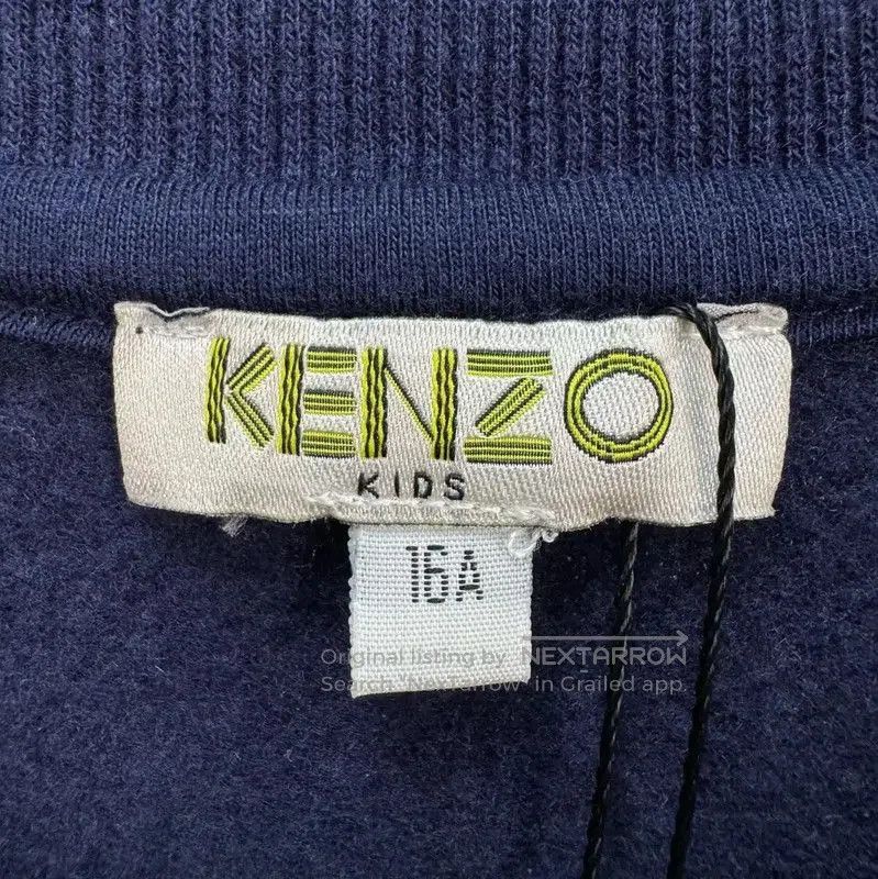 Kenzo KENZO Summer Navy Cotton Logo Dress . Size M / US 6-8 / IT 42-44 - 5 Thumbnail