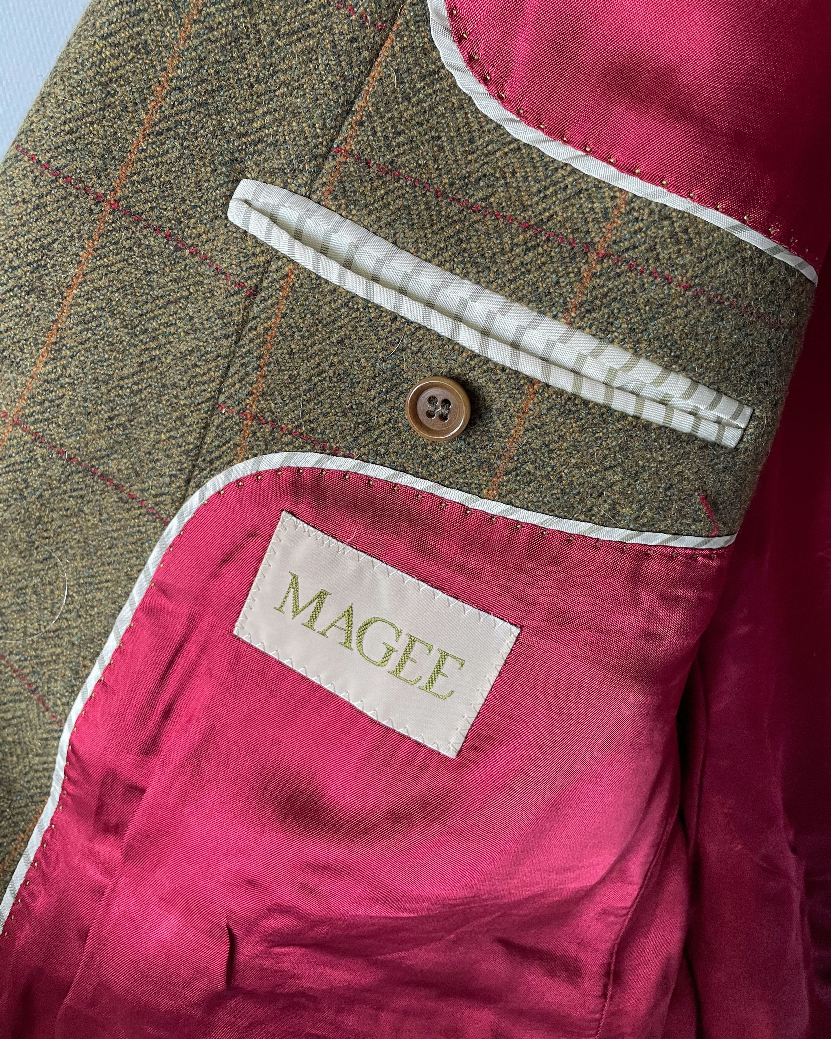 Magee Vintage Magee Tweed Blazer Size 48R - 7 Thumbnail