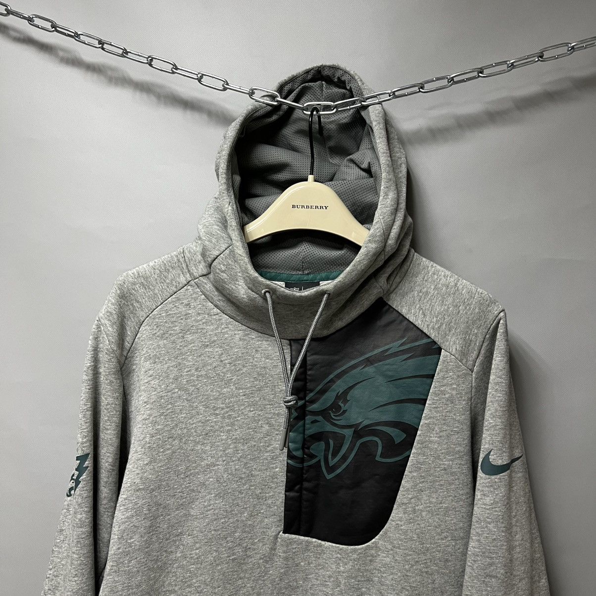 Nike Nike Philadelphia Eagles Team Apparel Hoodie Grey Size US S / EU 44-46 / 1 - 2 Thumbnail
