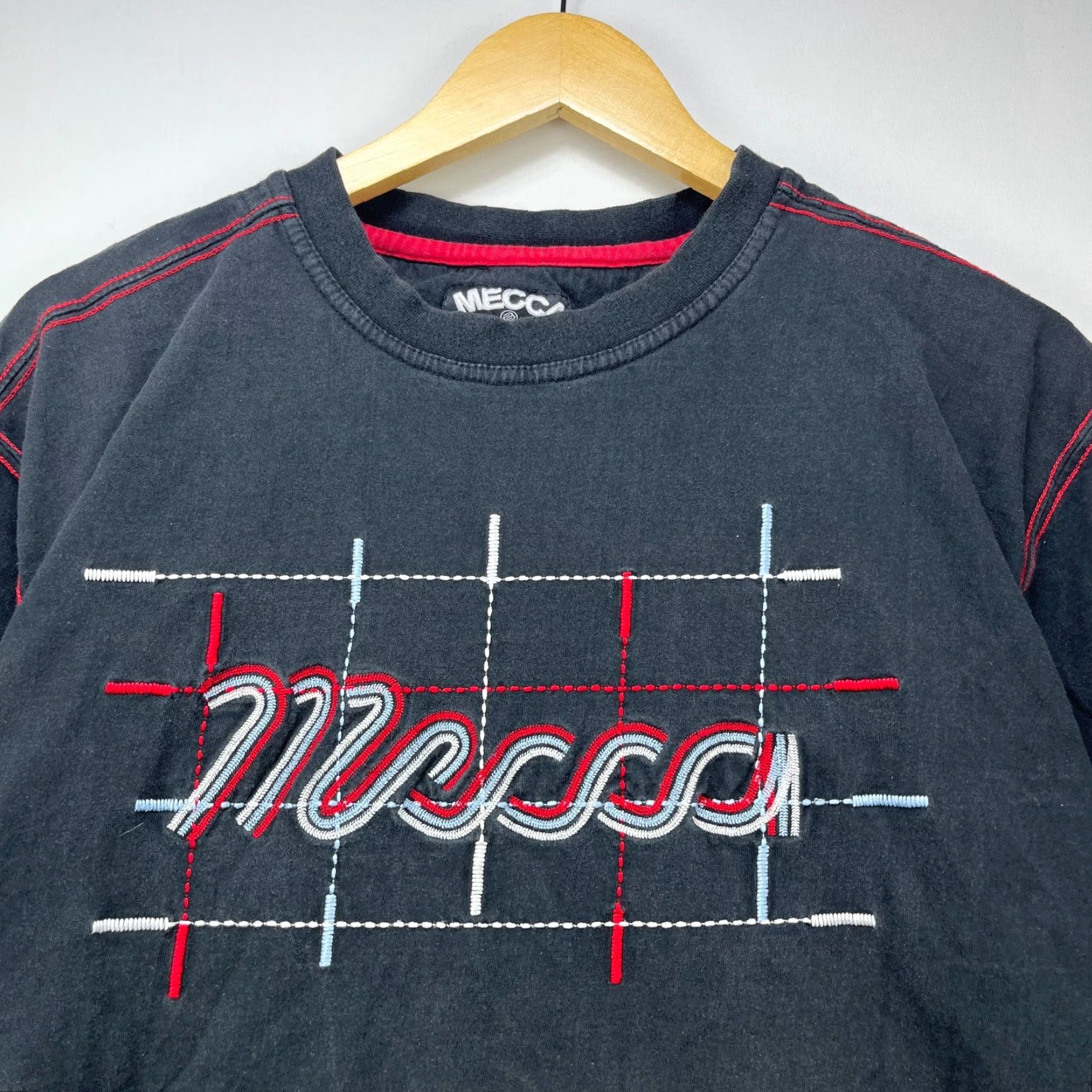 Vintage VINTAGE Mecca T-Shirt Large Black Men Shirt Y2K Skater Hip Hop Size US L / EU 52-54 / 3 - 3 Thumbnail