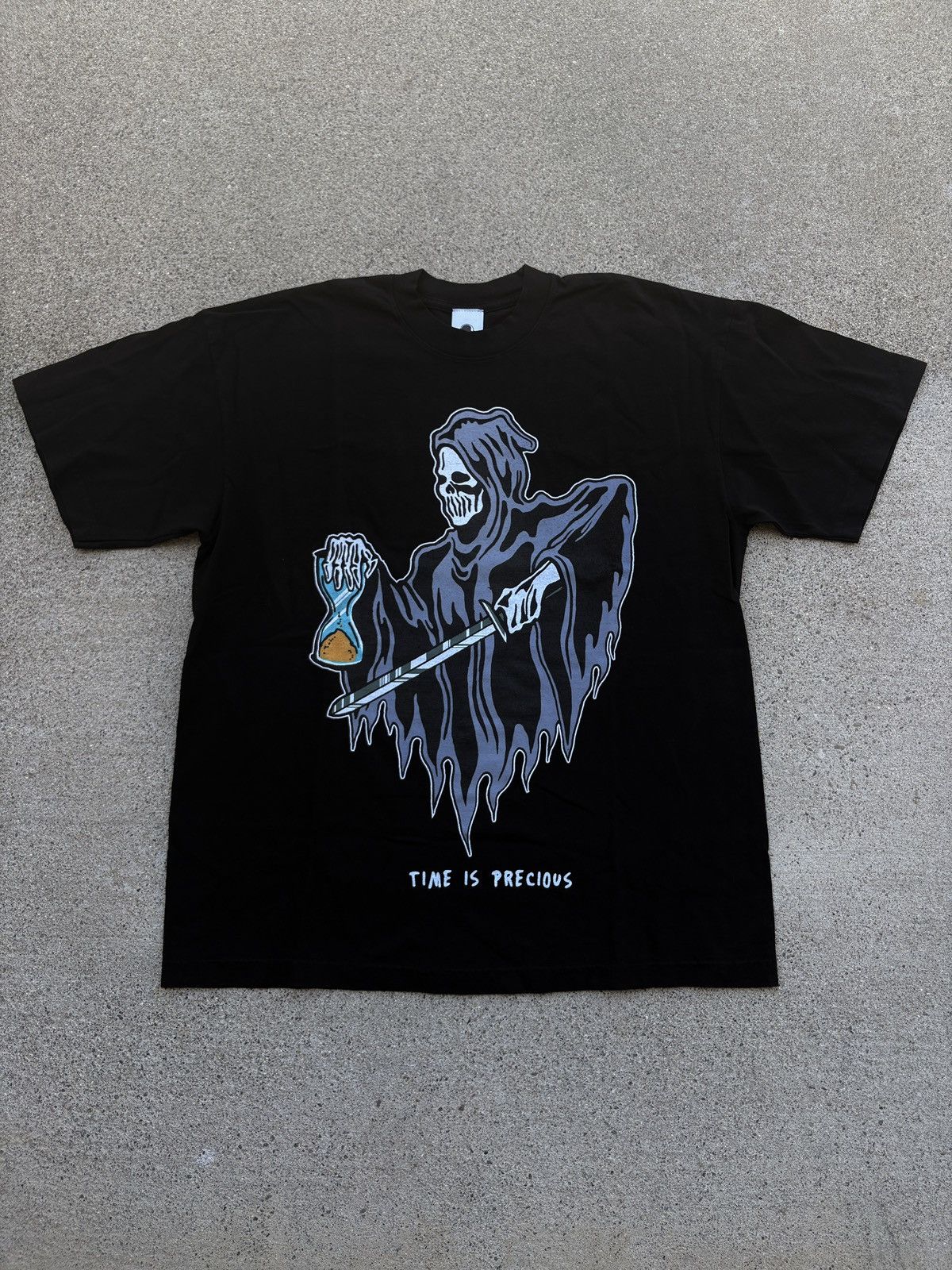 2020 Warren Lotas “Time Is Precious” Black T-Shirt Size S