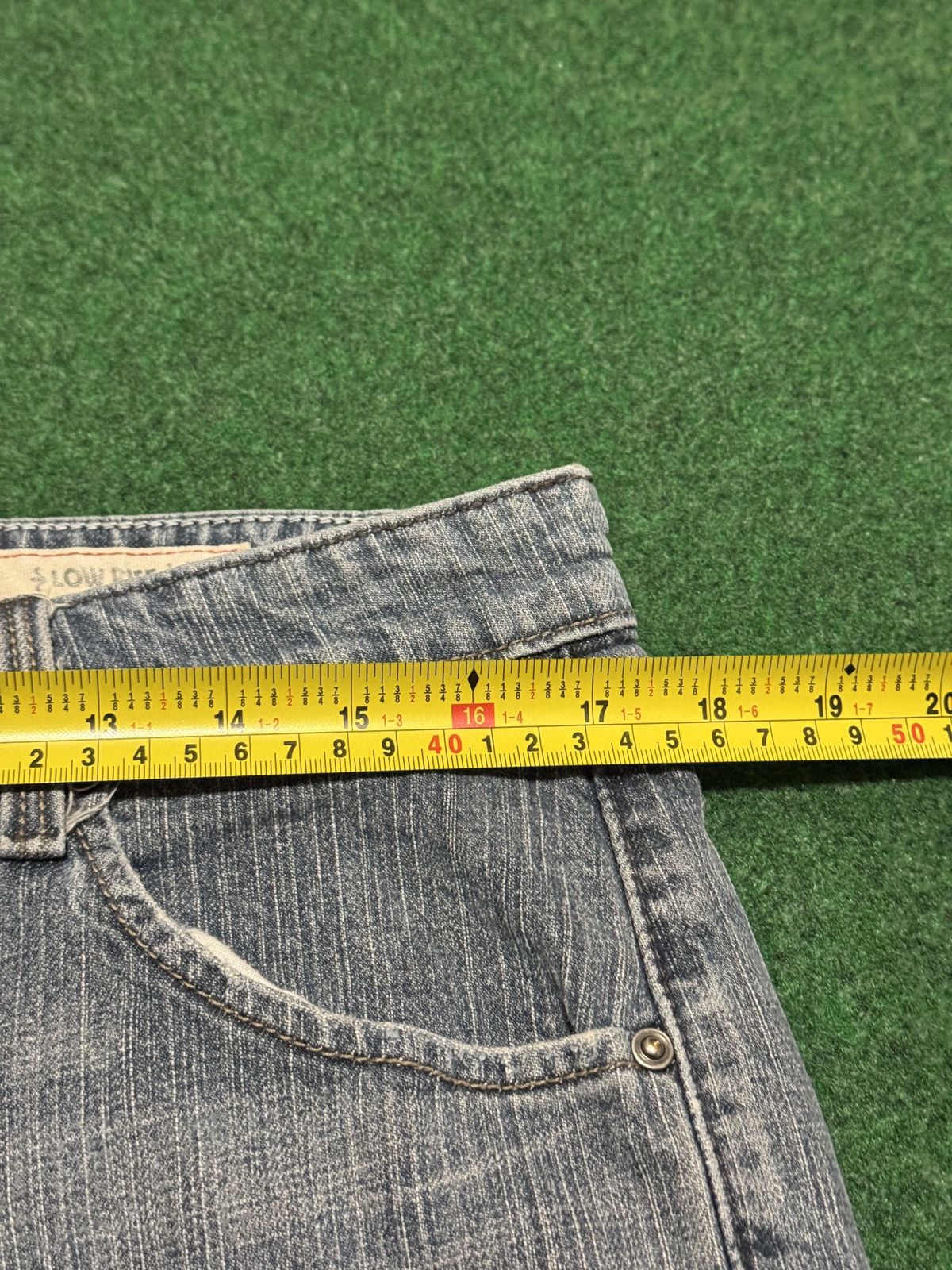 Levi's Vintage Clothing Levis Vintage Jorts 14 Baggy Low Rise 34 12” Denim Shorts Size 36" / US 14 / IT 50 - 4 Thumbnail