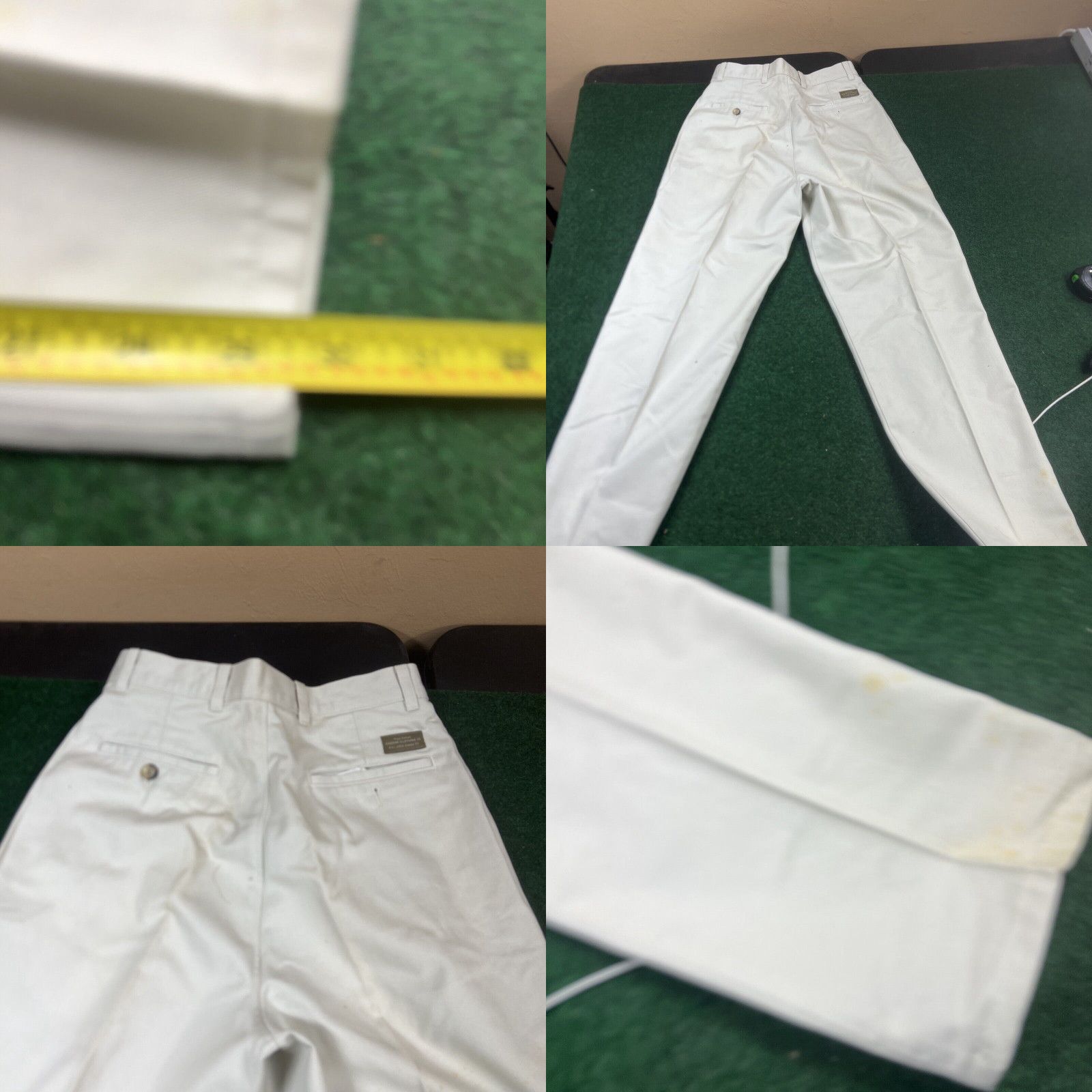 Haggar Haggar clothing Khaki Pants Mens 30x30 Tan Chino Flat Front Casual Outdoors Size US 30 / EU 46 - 8 Thumbnail