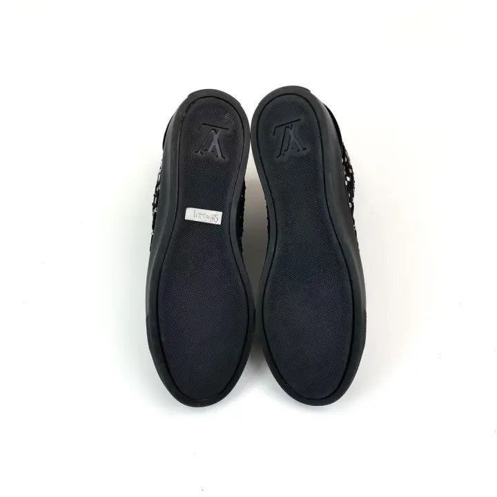 Other Louis Vuitton Black Suede Studded Sneakers -2508 Size US 7.5 / EU 40-41 - 6 Thumbnail