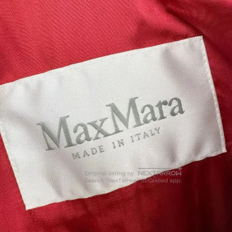 Max Mara MaxMara Red Hooded Women's Coat . Size S / US 4 / IT 40 - 2 Thumbnail