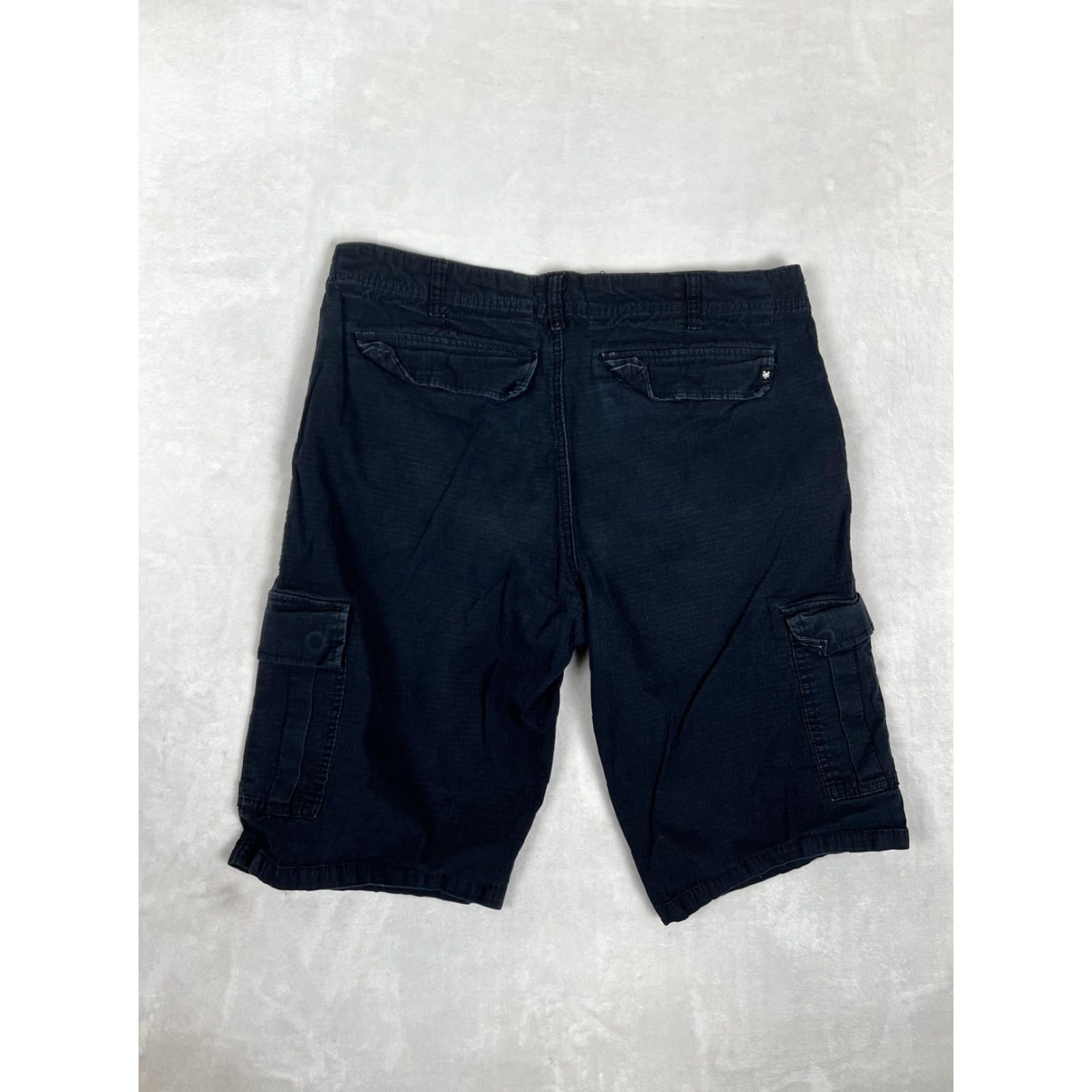 Zoo York VINTAGE Zoo York Cargo Shorts Mens 36 Black Ripstop Utility Skate Y2K Streetwear Size US 36 / EU 52 - 7 Thumbnail