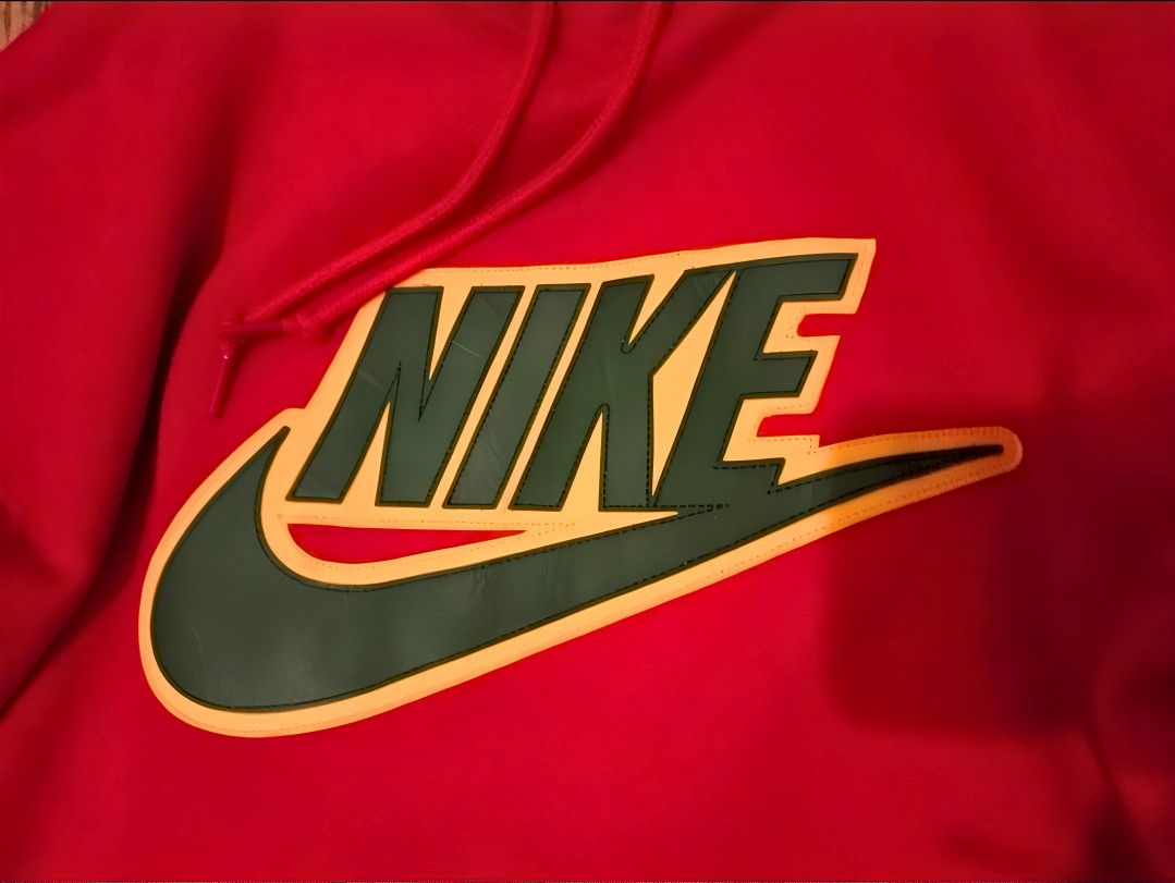 Nike × Supreme Supreme Nike Leather Applique Hoodie Size US L / EU 52-54 / 3 - 2 Thumbnail