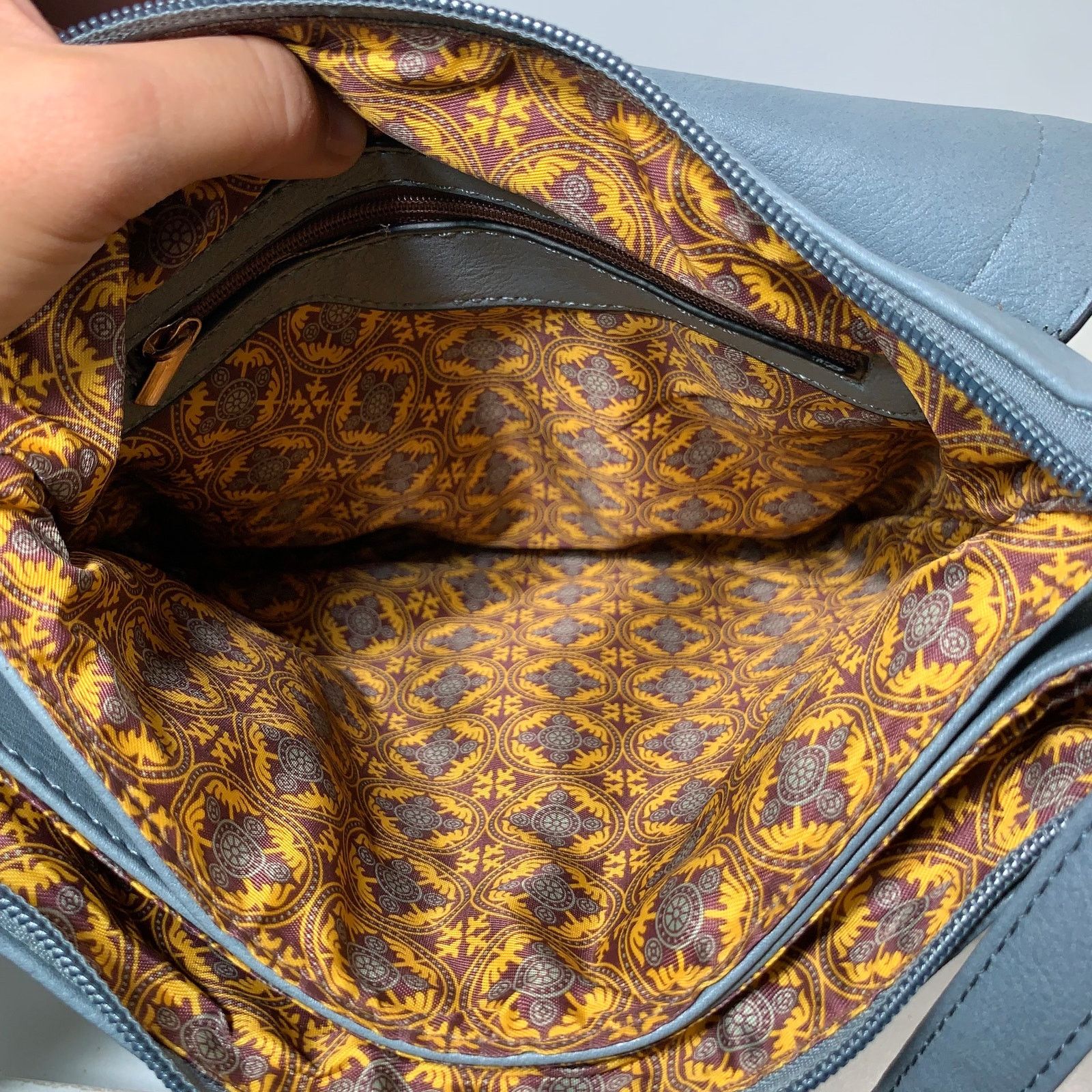 Other Women's Crossbody Blue Faux Leather Bag Size ONE SIZE - 4 Thumbnail