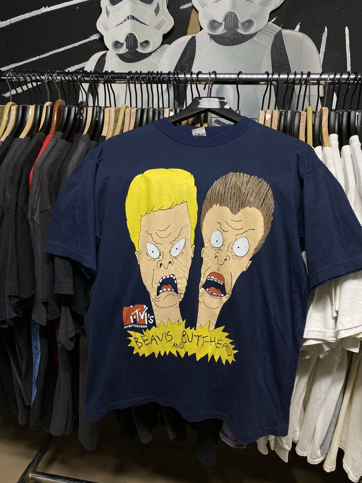 Mtv Vintage 90’s Beavis and Butthead MTV Tee Shirt Medium Size US M / EU 48-50 / 2 - 1 Thumbnail