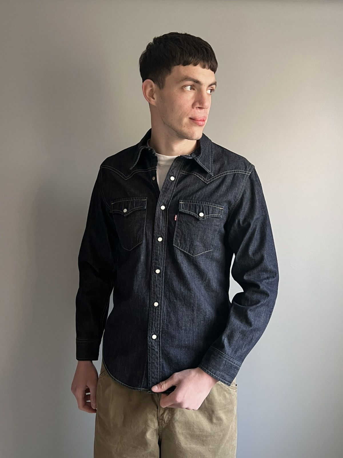 Levi's Levi’s Vintage Denim Button Up Shirt Size US S / EU 44-46 / 1 - 2 Thumbnail