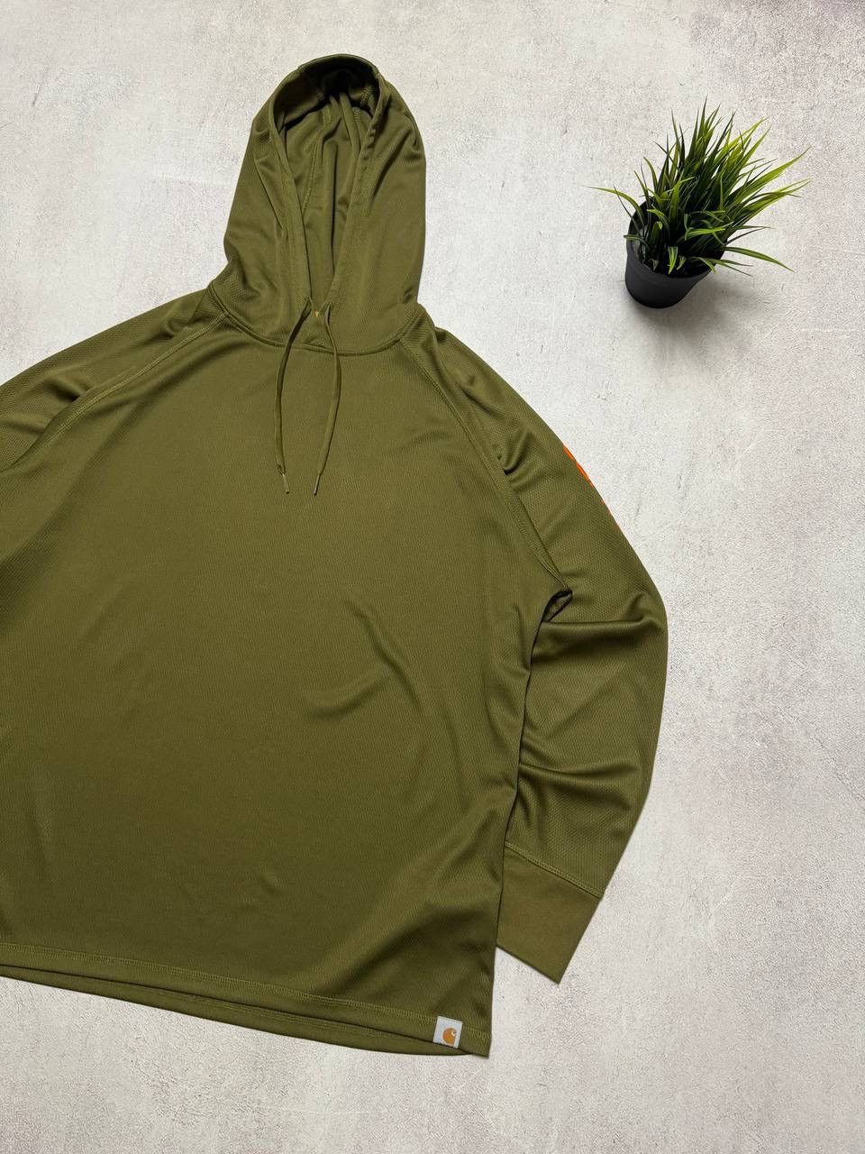 Carhartt × Vintage Vintage Carhartt Fishing Hoodie Tactical Big Logo Baggy 90s Size US L / EU 52-54 / 3 - 4 Thumbnail