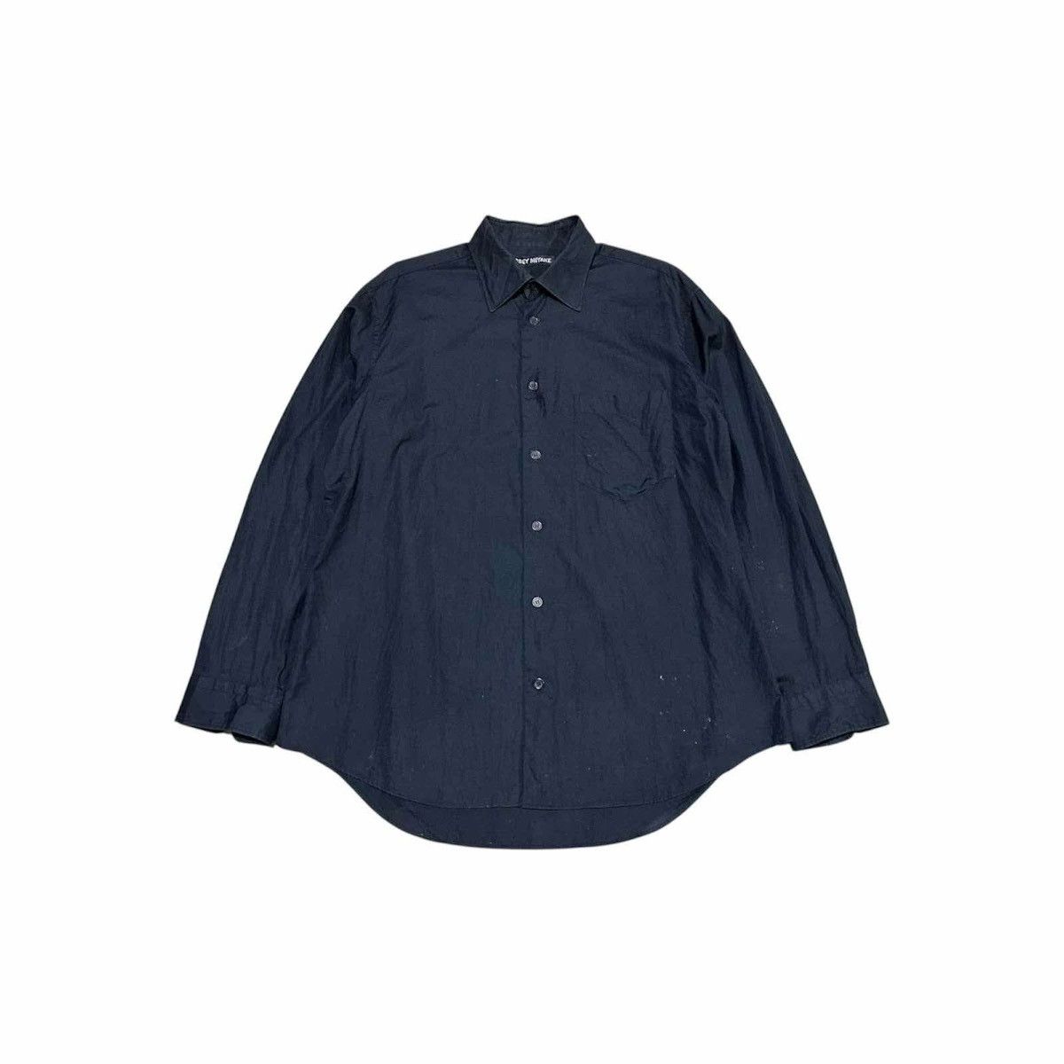 Issey Miyake 🔥Late 90s Vintage Issey Miyake Black Shirt Size US L / EU 52-54 / 3 - 3 Thumbnail