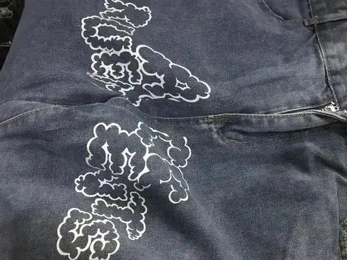 Other y2k Letter star print jeans Size US 31 - 3 Thumbnail