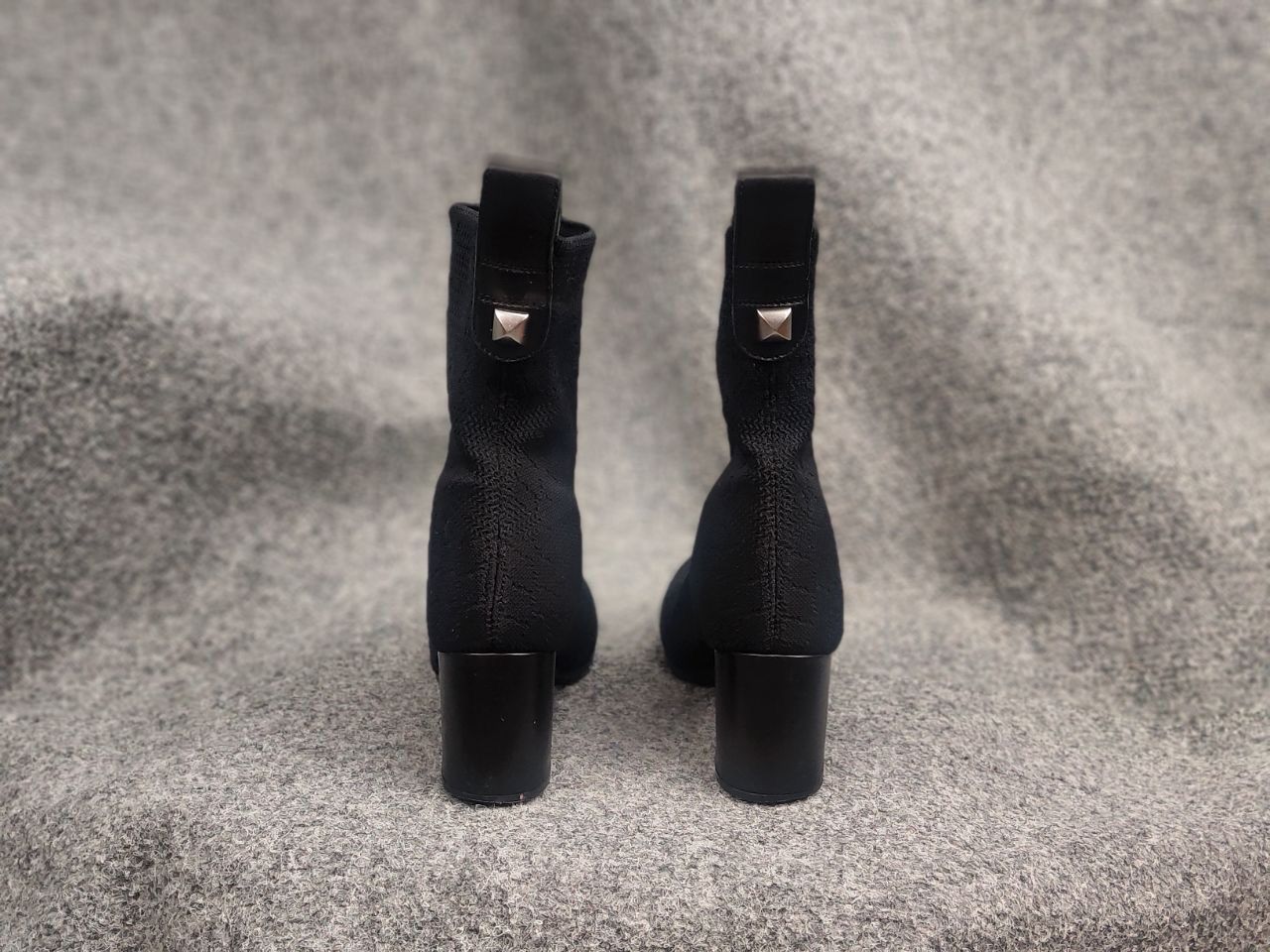 Zadig & Voltaire Zadig & Voltaire Design Studded Accents Sock Black Boots Size US 6 / IT 36 - 9 Thumbnail