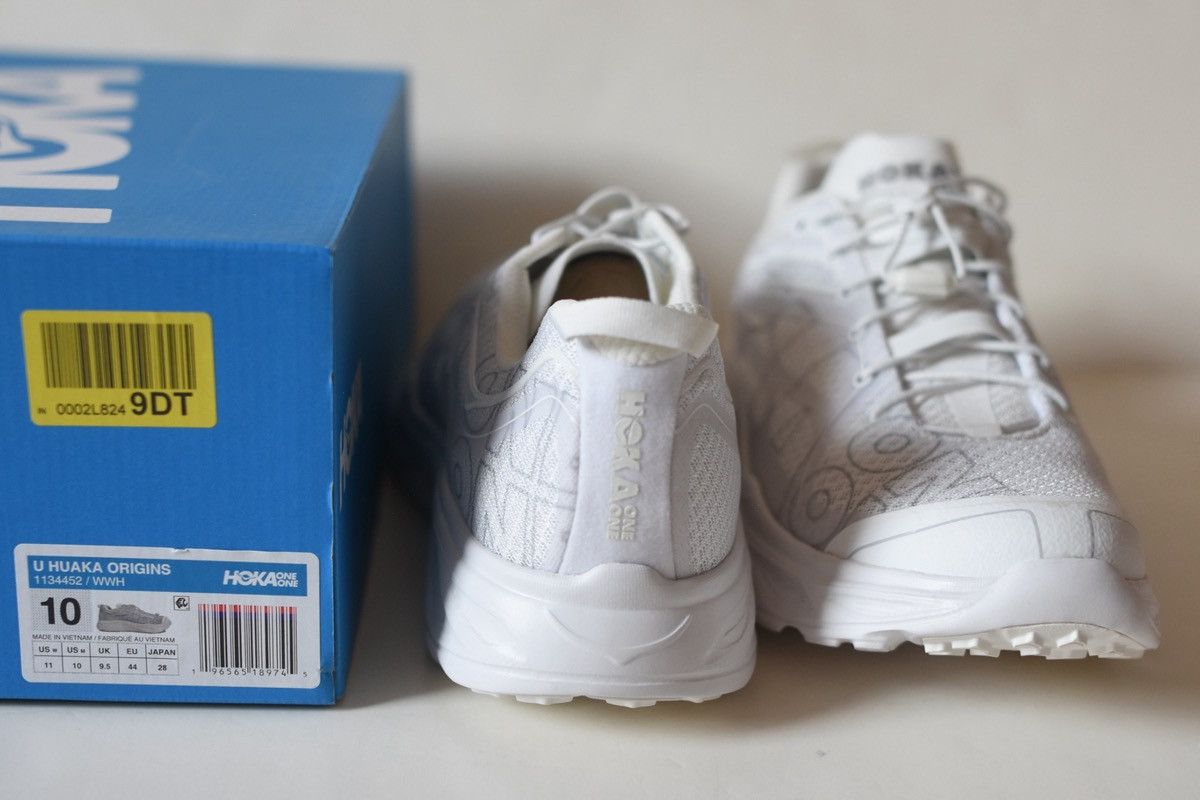 Hoka Hoka One One Huaka Origins 'White Grey' - 10us Size US 10 / EU 43 - 6 Thumbnail
