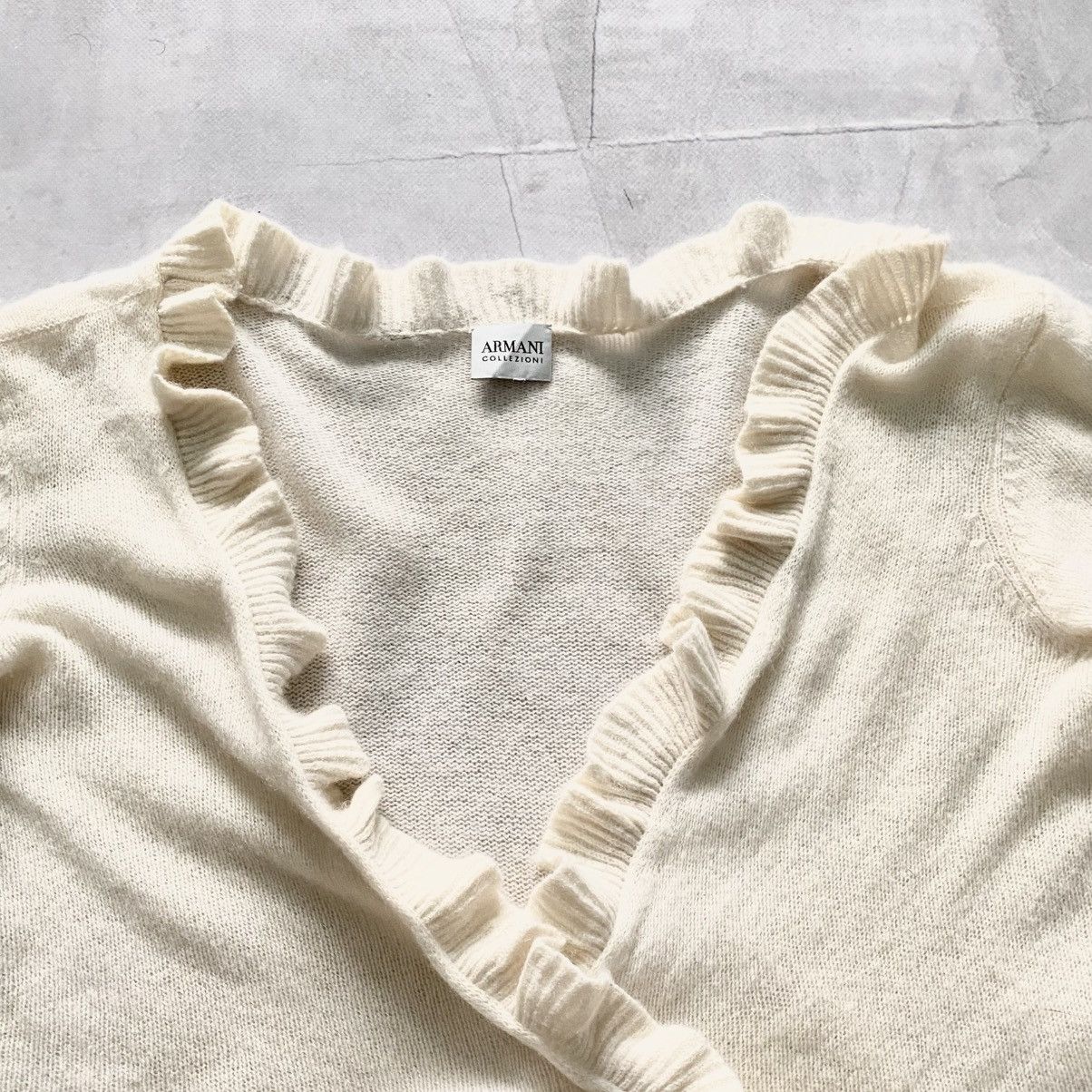 Armani Collezioni Armani Collezioni Cashmere Knit Cardigan Rick Owens Style Size ONE SIZE - 3 Thumbnail