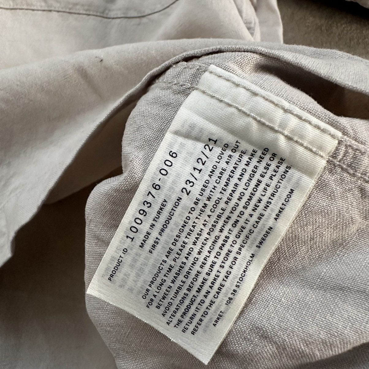 Arket Arket Cotton Linen and lyocell zip Shirt Size US L / EU 52-54 / 3 - 8 Thumbnail