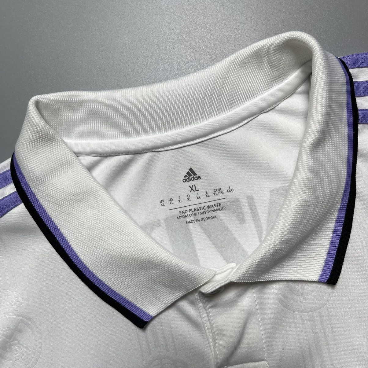 Adidas × Vintage REAL MADRID ADIDAS 2022/2023 SOCCER HOME JERSEY #9 BENZEMA Size US XL / EU 56 / 4 - 6 Thumbnail