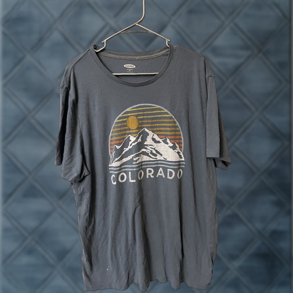 Old Navy Old Navy Shirt Mens XXL Colorado Graphic Tee Short Sleeve Blue Crew Neck T-Shirt Outdoor Men’s Outdoor 2XL Blue Graphic Tee Size US XXL / EU 58 / 5 - 1 Thumbnail