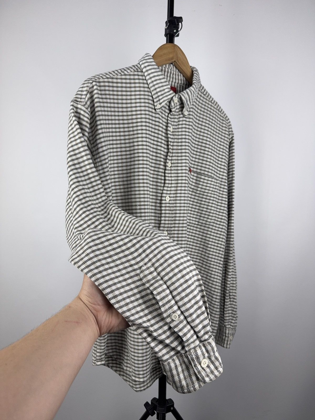 Lee × Vintage Vintage Lee Cooper Button-Down Shirt Cowboy USA Checkered Size US XL / EU 56 / 4 - 2 Thumbnail