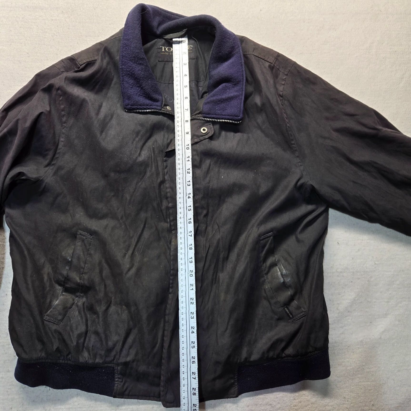 London Fog London Fog Coat Jacket Towne Dark Gray Long Sleeve Snap Zip Up Adult Men's XL Size US XL / EU 56 / 4 - 6 Thumbnail