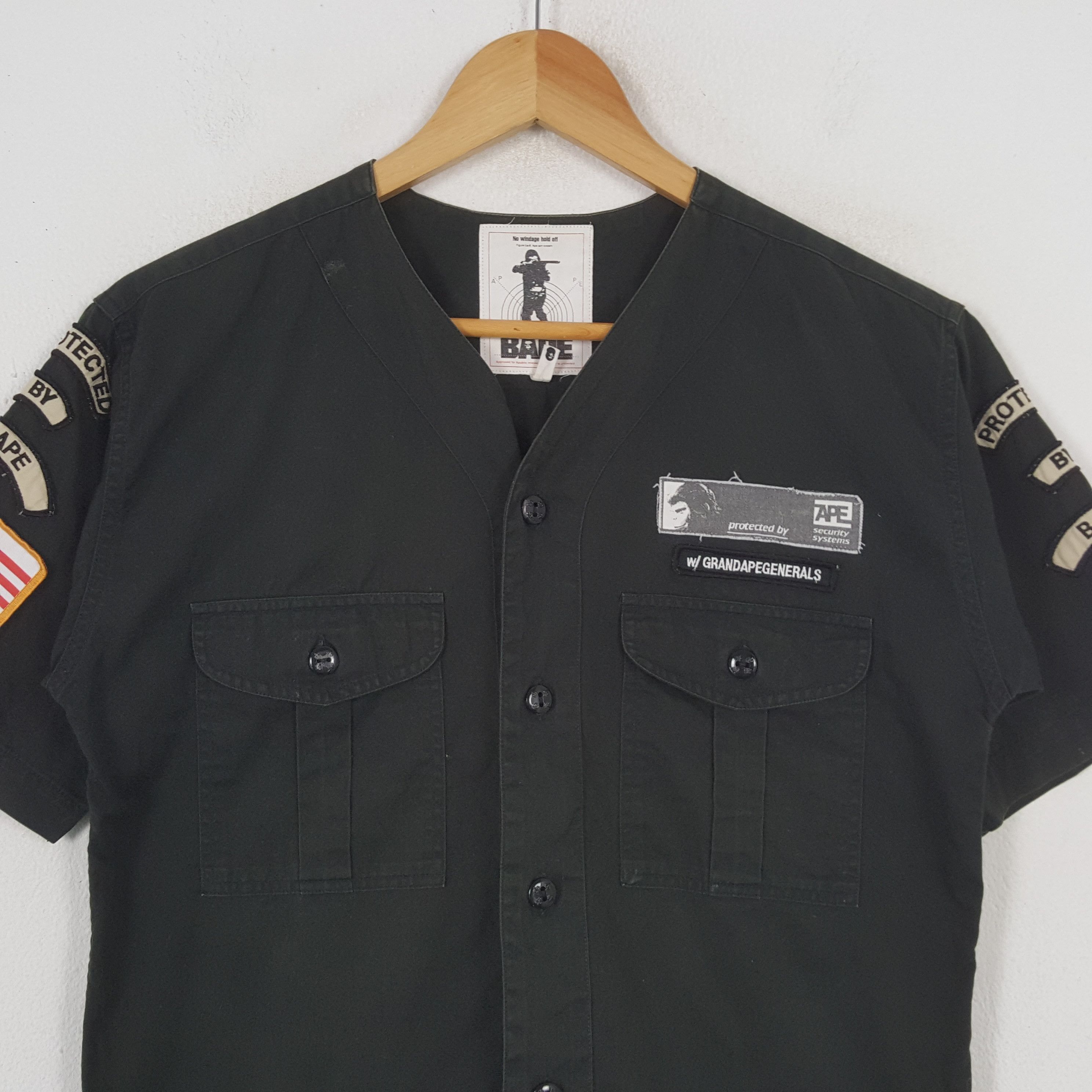 Bape × Vintage Vintage BAPE Japan Army Style Shirt C285N28 Size US M / EU 48-50 / 2 - 2 Thumbnail