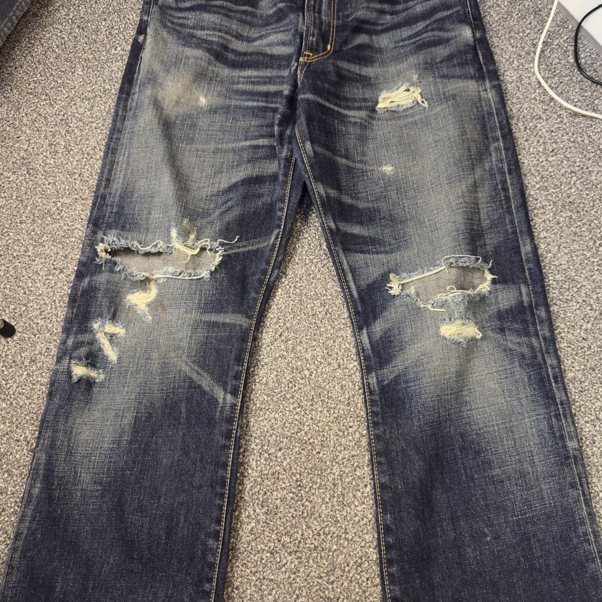 Japanese Brand 🔥🇯🇵 Back Number Limited Edition Denim Size US 33 - 6 Thumbnail