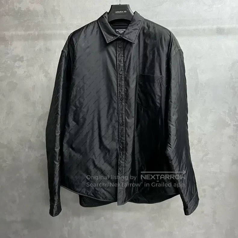 Balenciaga Balenciaga Black Solid Color Collar Single-Breasted Long S Size US M / EU 48-50 / 2 - 1 Thumbnail