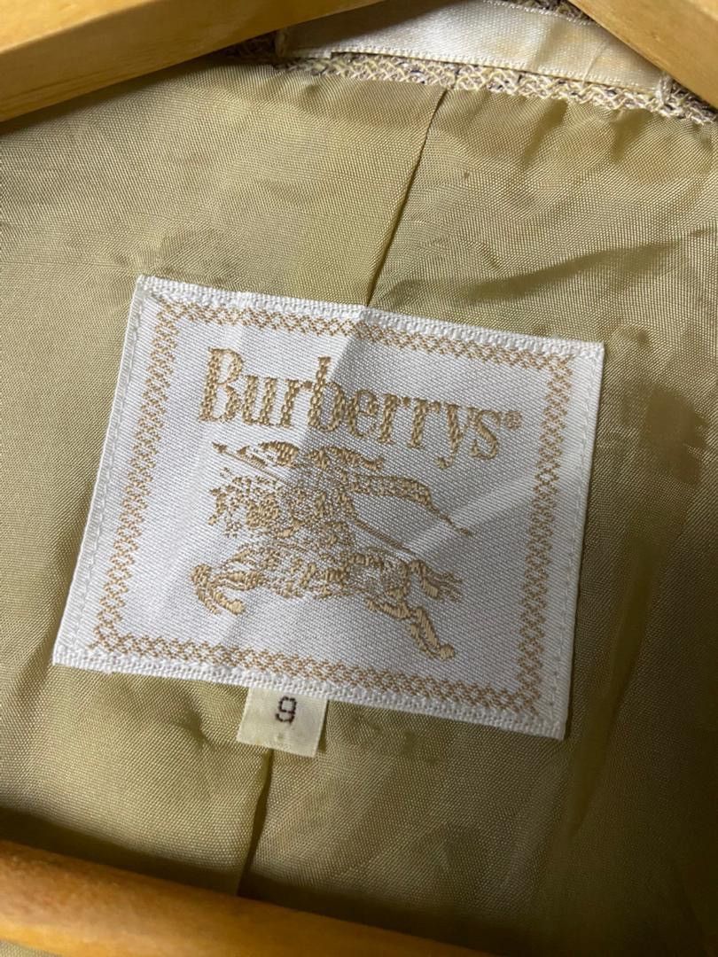 Burberry Vintage Burberrys Checkered Blazer (174) Size XXS / US 00 / IT 34 - 4 Thumbnail