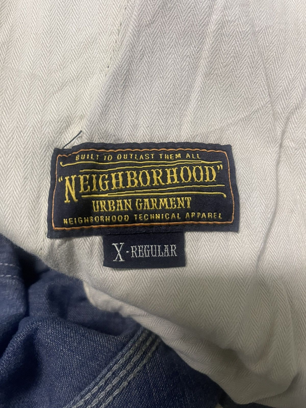 Japanese Brand Vintage Neighborhood Carpenter Baggy Jeans Size US 36 / EU 52 - 13 Thumbnail