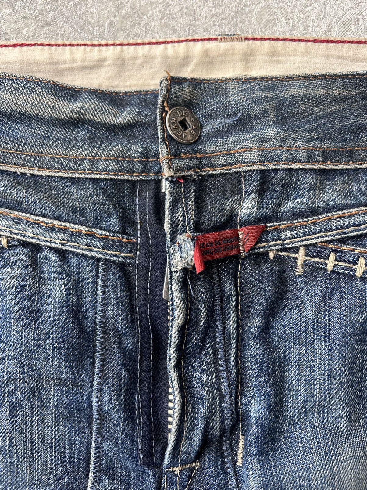 Marithe + Francois Girbaud Vintage Marithe Francois Girbaud Cropped Denim Jeans Size US 32 / EU 48 - 3 Thumbnail