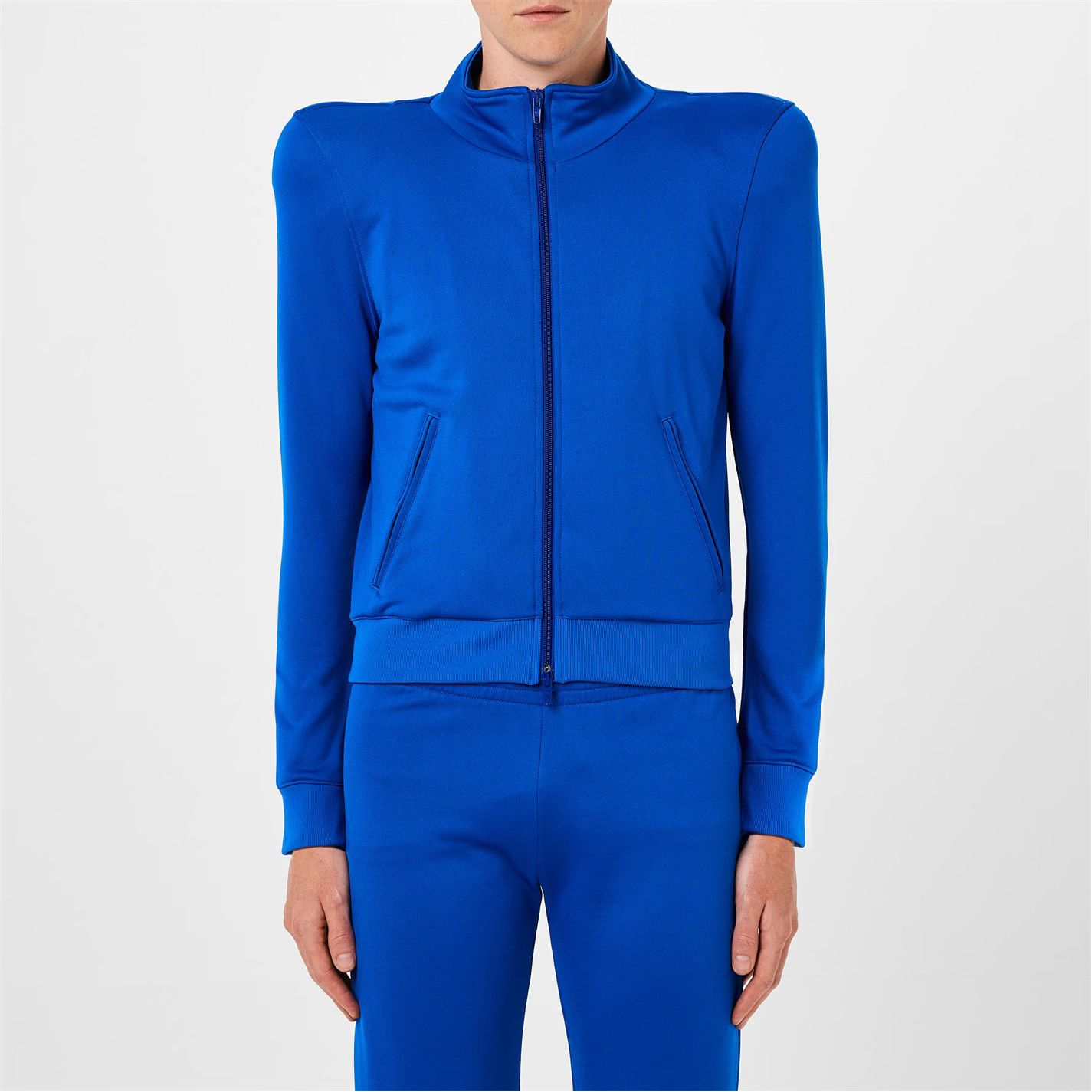 Balenciaga o1g2r1mq0226 Tracksuit Jacket in Blue Size US S / EU 44-46 / 1 - 3 Thumbnail