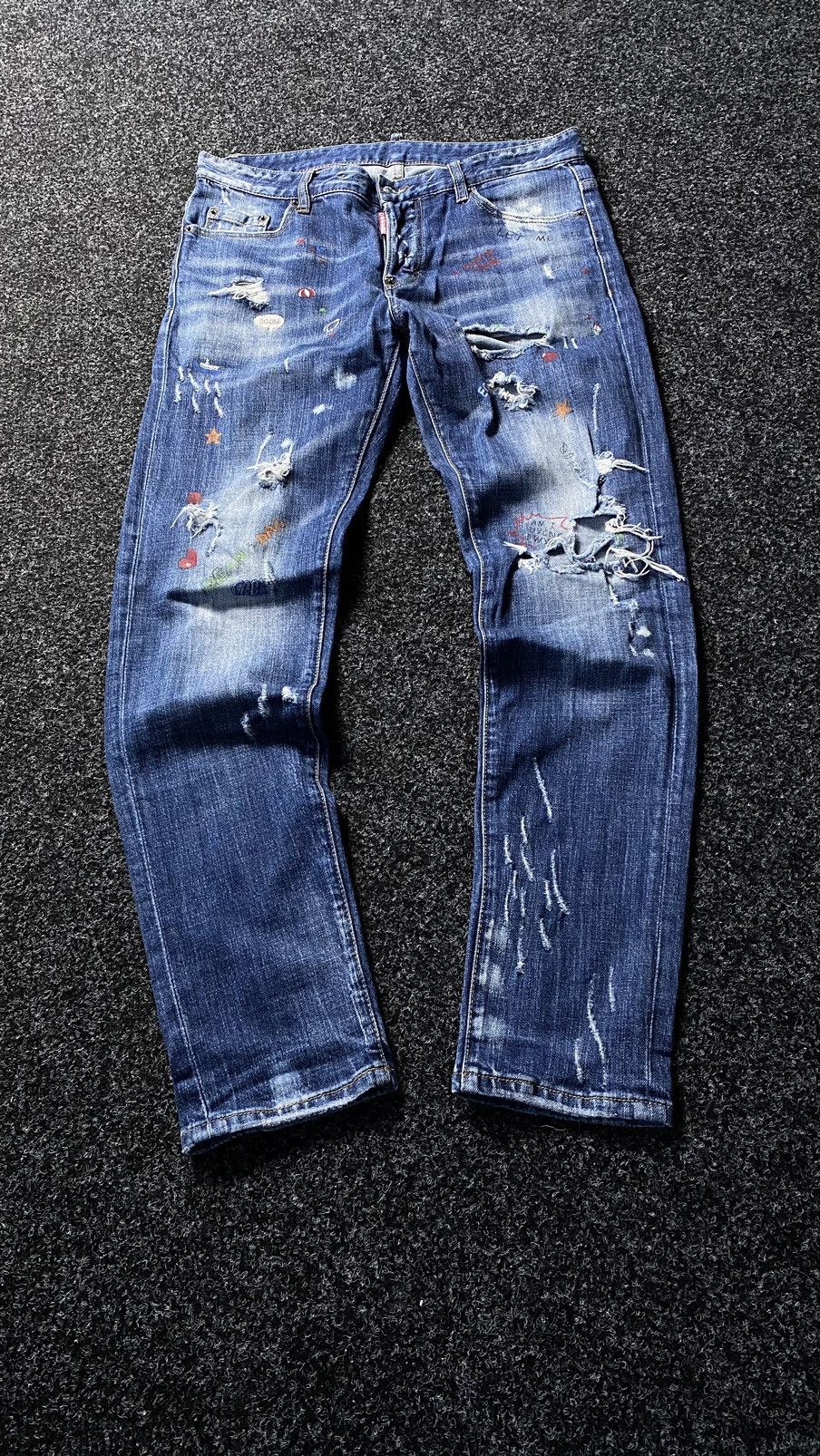 Dsquared2 Dsquared2 Distressed Denim pants Jeans Made In Italy 🇮🇹 Size US 34 / EU 50 - 1 Thumbnail