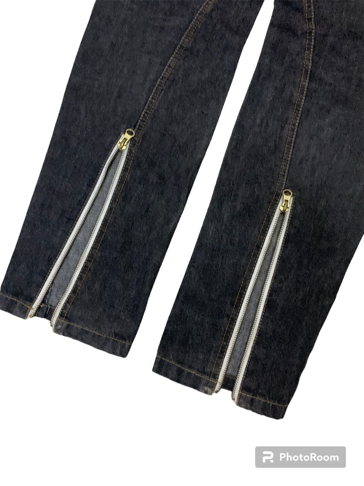 Hysteric Glamour 💥Vtg Ppfm Custom Performance Black Denim Size US 31 - 5 Thumbnail