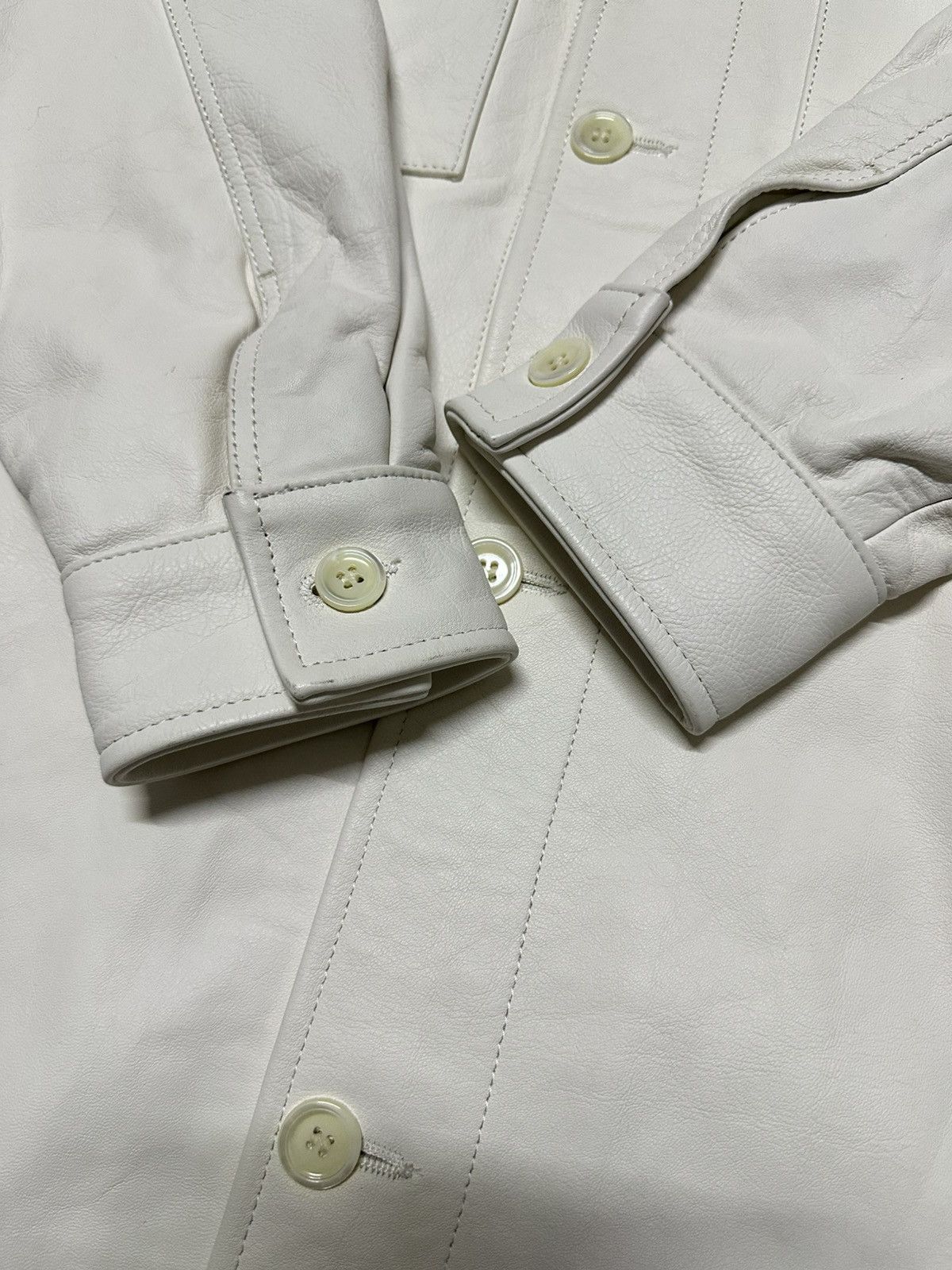 H&M × Maison Margiela Maison margela x H&M keather jacket button down Size US L / EU 52-54 / 3 - 6 Thumbnail