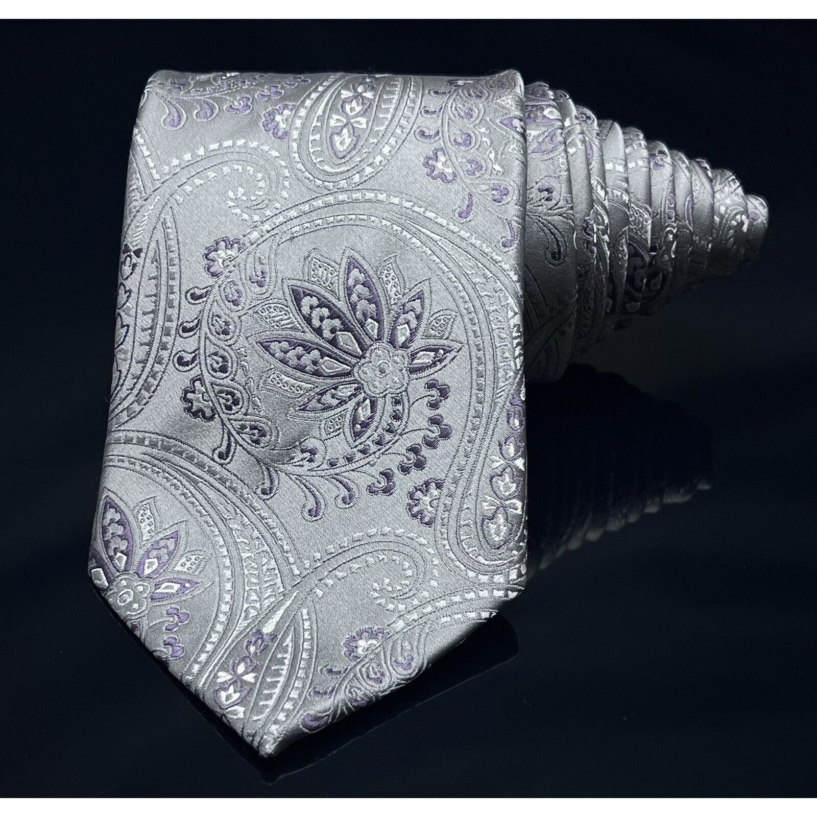 Donald Trump Donald J. Trump Signature Collection Tie Silv Size ONE SIZE - 2 Thumbnail