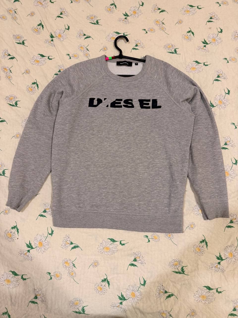 Diesel Vintage Diesel Big Center Logo Sweatshirt Grey Size US M / EU 48-50 / 2 - 1 Thumbnail