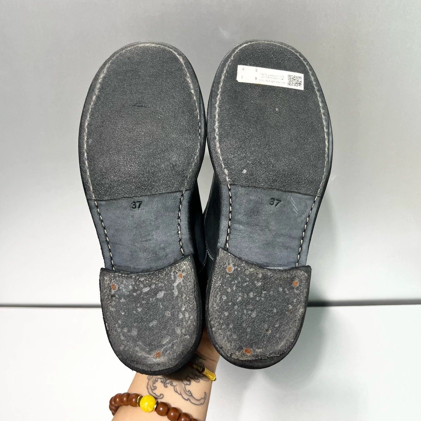 Guidi 【guidi】992 Distressed Grey Derby 37 Size US 6.5 / IT 36.5 - 9 Thumbnail
