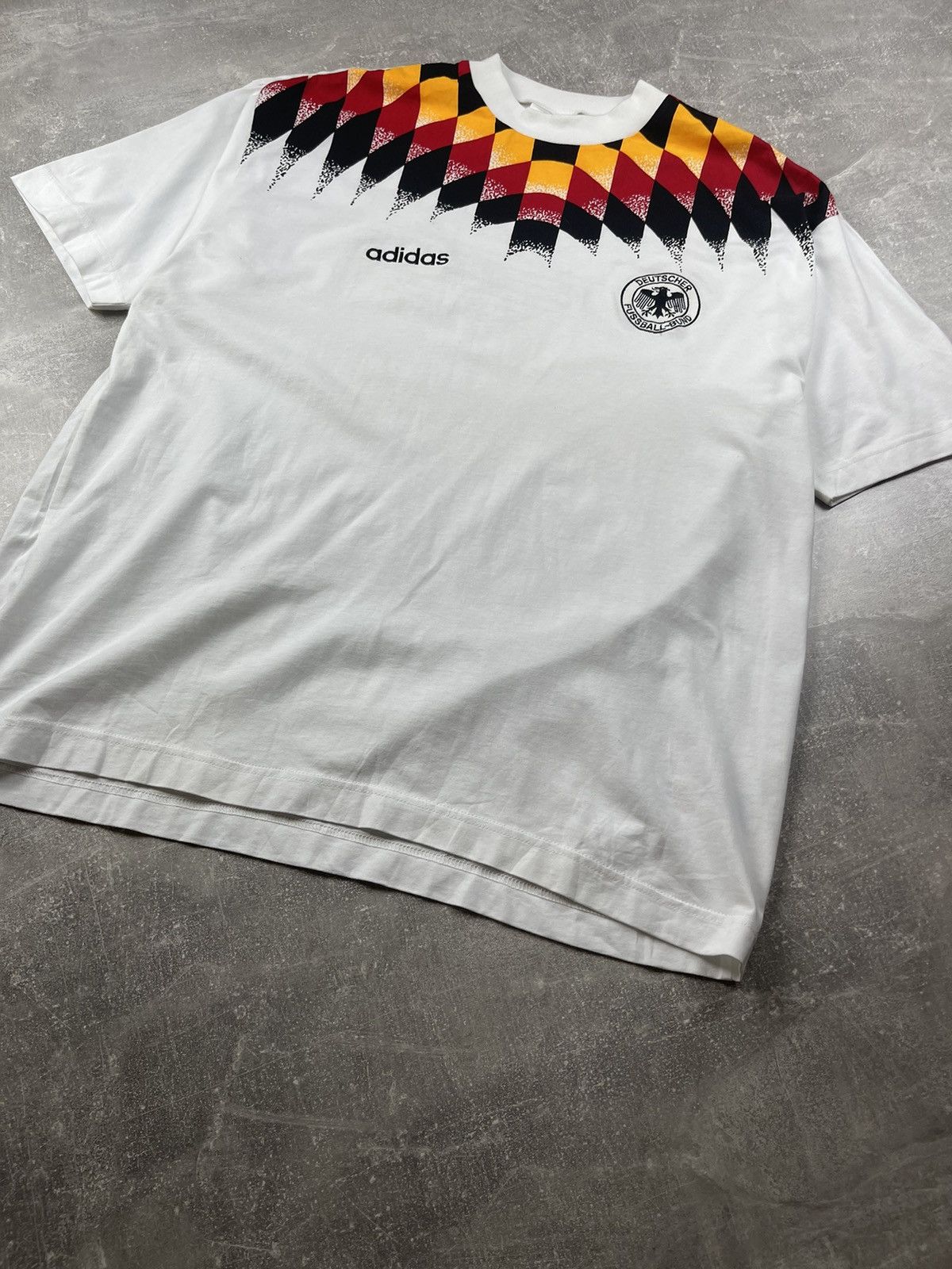 Adidas × Vintage Vintage Adidas 90s Germany Soccer Football Team Size US L / EU 52-54 / 3 - 4 Thumbnail