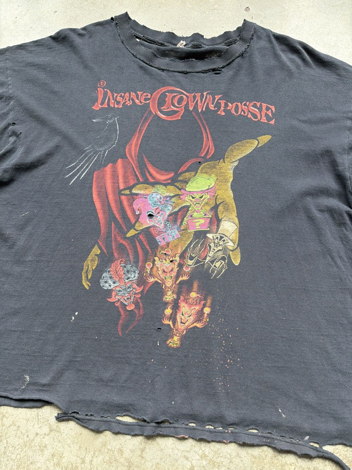 Vintage Vintage Insane Clown Posse ICP Thrashed Tee Size US XL / EU 56 / 4 - 4 Thumbnail