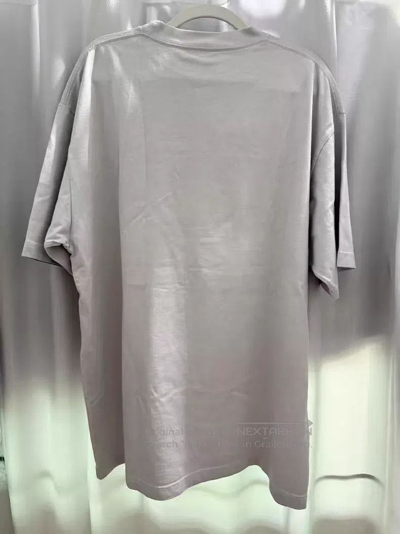 Balenciaga Balenciaga Grey-White Bat Embroidered Short Sleeve Size US XS / EU 42 / 0 - 2 Thumbnail