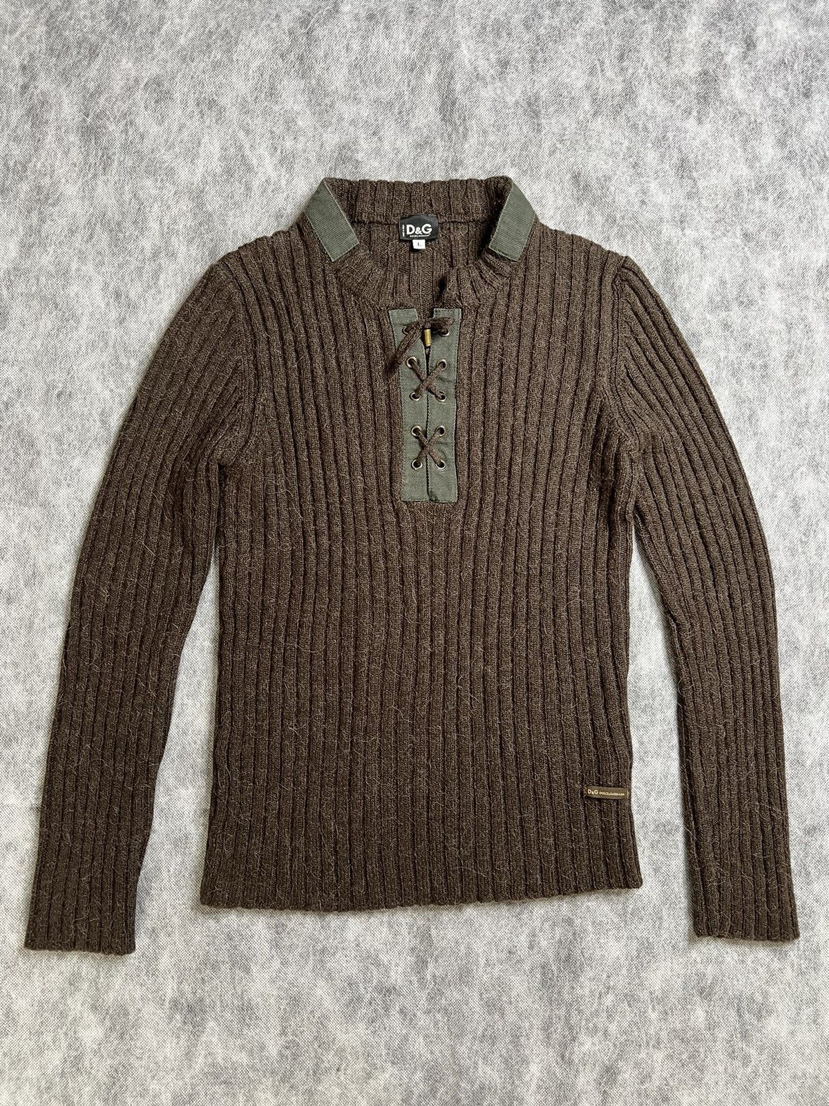 Dolce Gabbana Vintage Dolce Gabbana Infantry sweater Grailed