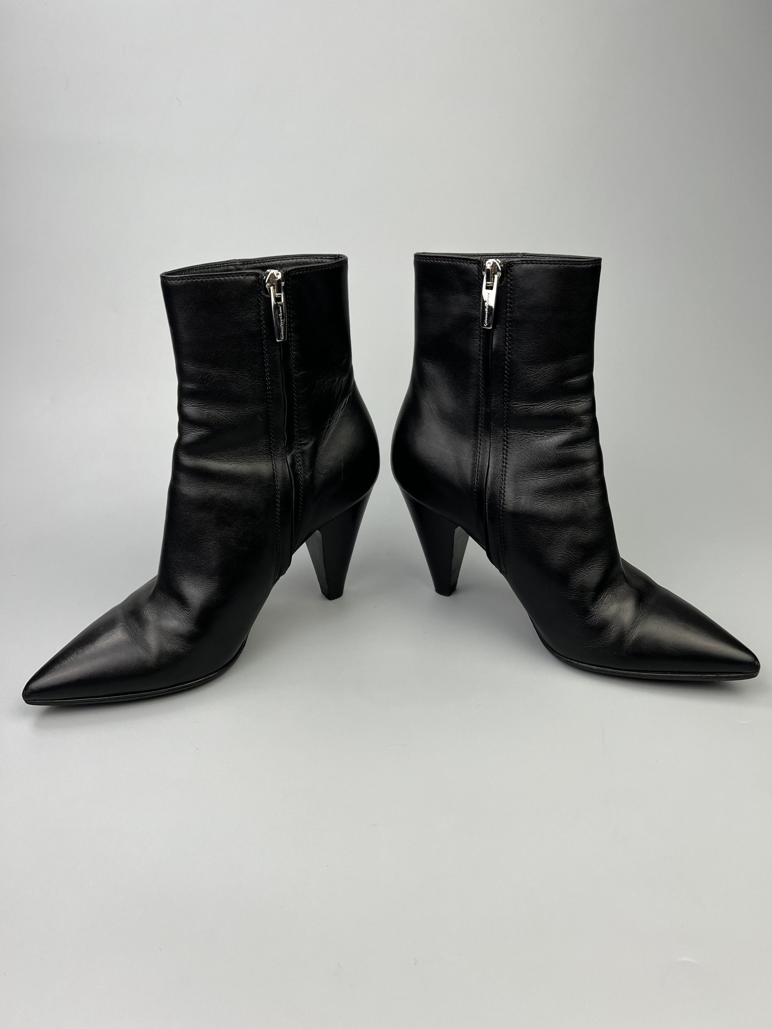 Gianvito Rossi Gianvito Rossi Black Pointed Toe Heel Boots Size IT34 Size US 4 / IT 34 - 6 Thumbnail