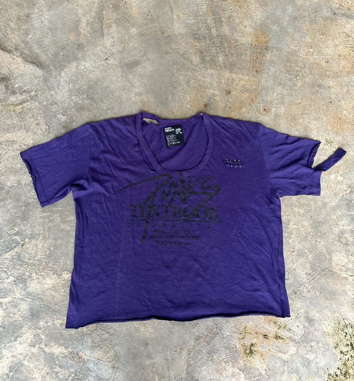 Hysteric Glamour Y2k PPFM Distressed Punk Style Tshirt Size M / US 6-8 / IT 42-44 - 1 Thumbnail