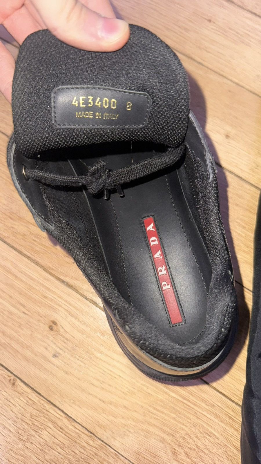 Prada Prada America’s Cups Black Size US 8 / EU 41 - 4 Thumbnail